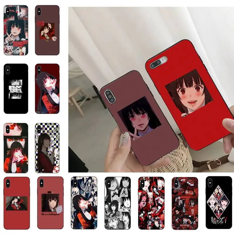 

Kakegurui yumeko aesthetic Phone Case For iPhone 11 8 7 6 6S Plus 7 plus 8 plus X XS MAX 5 5S XR 12 11 Pro max se 2020 Cover