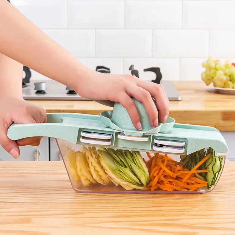 

Многофункциональная овощерезка, слайсер для картофеля, бытовая кухонная терка для очистки моркови, ручная слайсер
