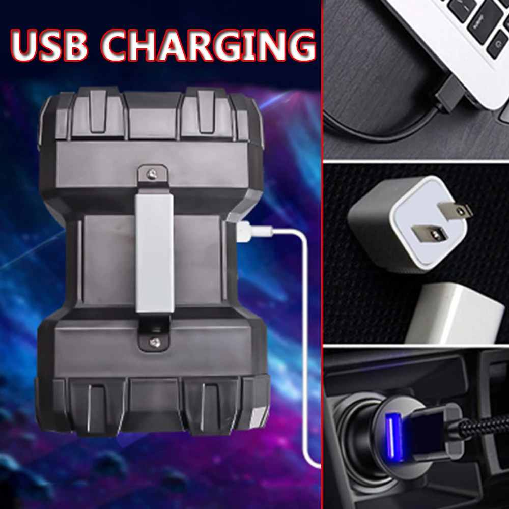 Fiyat LED L2 / P70 çift Kafa El Feneri Taşınabilir Dış ışıldak Acil Durum ışığı çalışma Işığı USB şarj Edilebilir