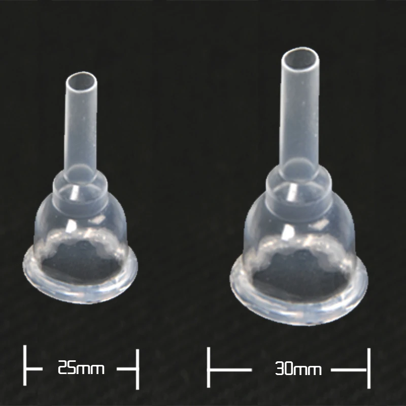 

10pcs Sterilized Comfortable Medical Silicone Male External Catheter Non Adhesive Silicone Catheter External Size 25/30/35/40mm
