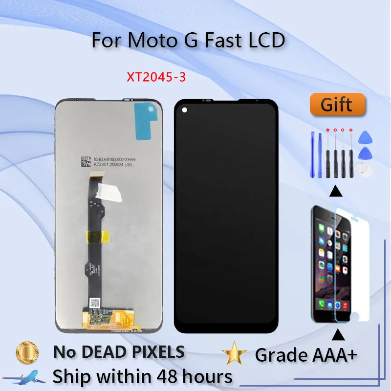 

6,4 "Оригинальный дисплей для Motorola Moto G, быстрое ЖК-дисплей, сенсорный экран, дигитайзер, замена для Moto GFast LCD