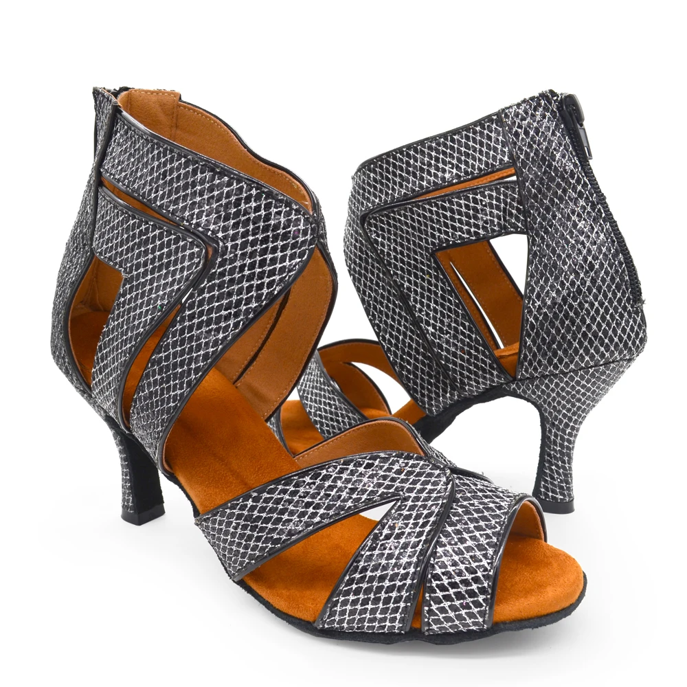 Новое поступление из искусственной кожи черного цвета с Черной блестящей