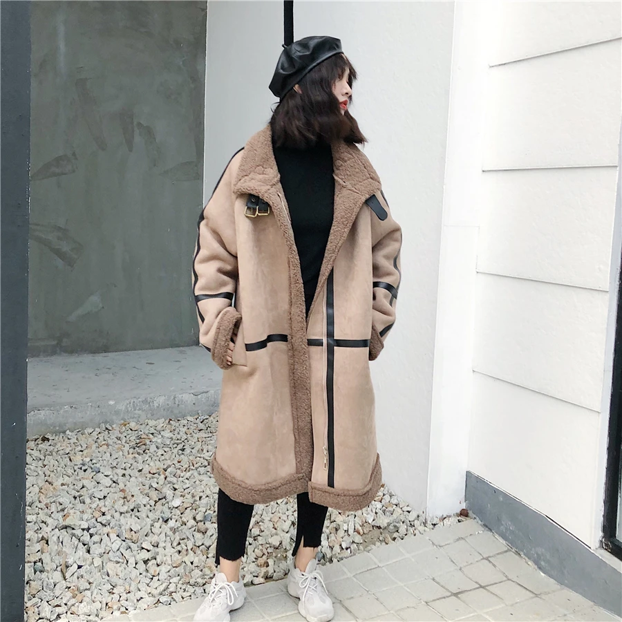 Хлопковое пальто 2019 зимнее и осеннее свободное тонкое хлопковое средней длины с