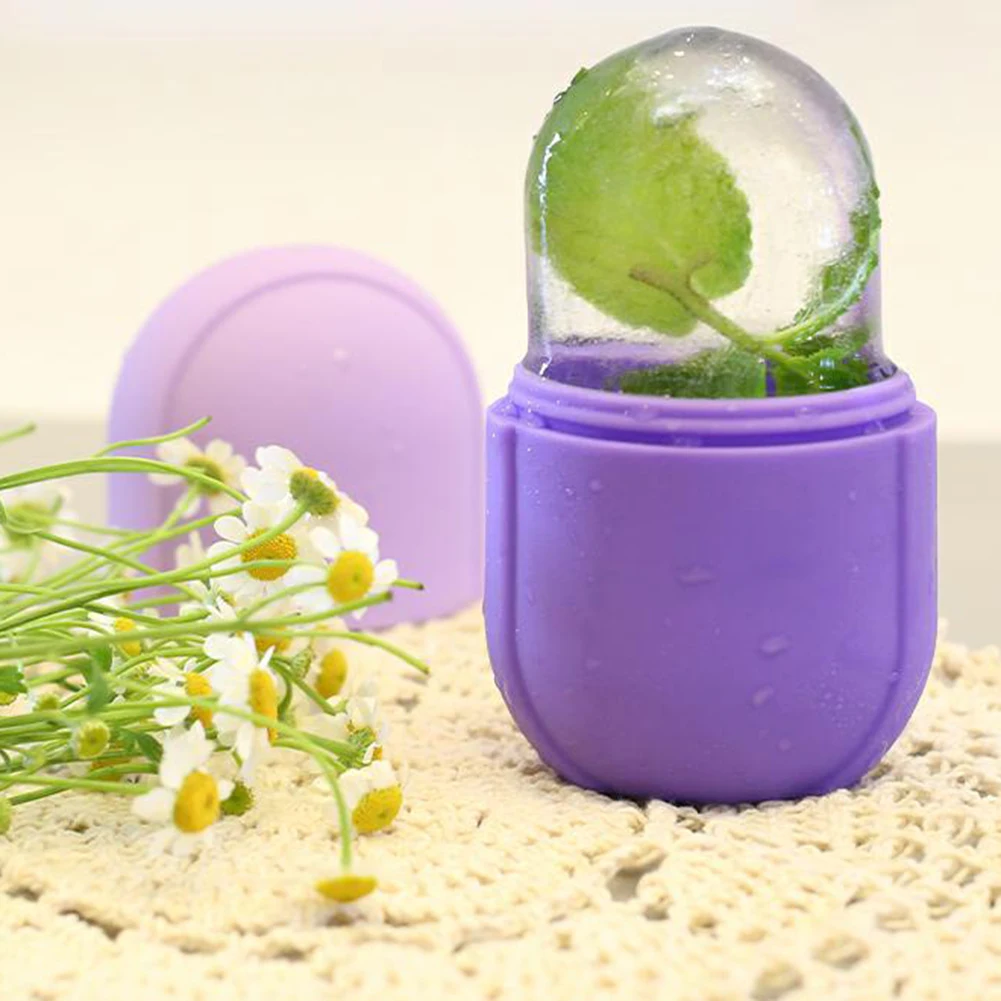 

Facial Beauty Lifting Mold Facial Roller Trays Skin Massage Mold Remove Shrink Pores Reduce Acne Ice Cube Trays