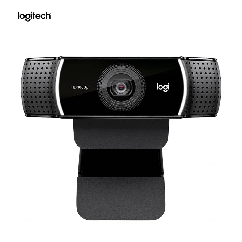 Оригинальная веб-камера с автофокусом logitech C922 PRO Встроенный микрофон Full HD якорная камера со штативом