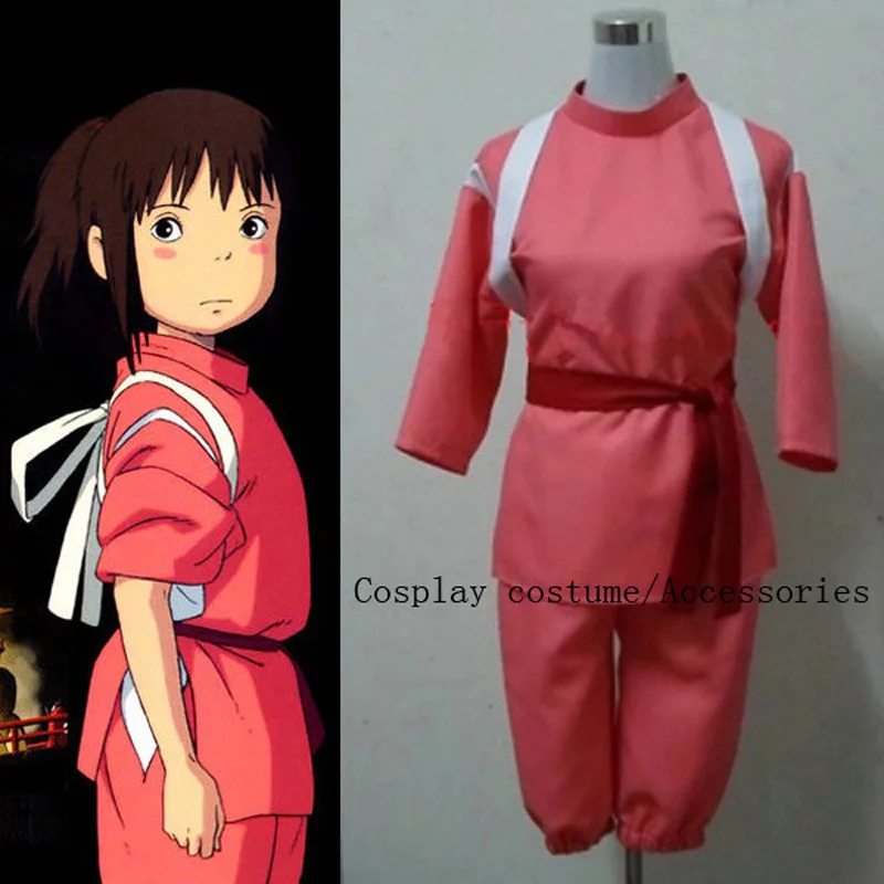 Полный Аниме Костюм чихиро из Огино с изображением спирита для косплея |