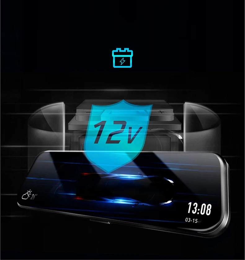 JADO A650 X1 потоковое зеркало заднего вида Dvr dash cam era avtoregistrator 10 ips сенсорный экран HD 1080P Автомобильный видеорегистратор Камера ночного видения