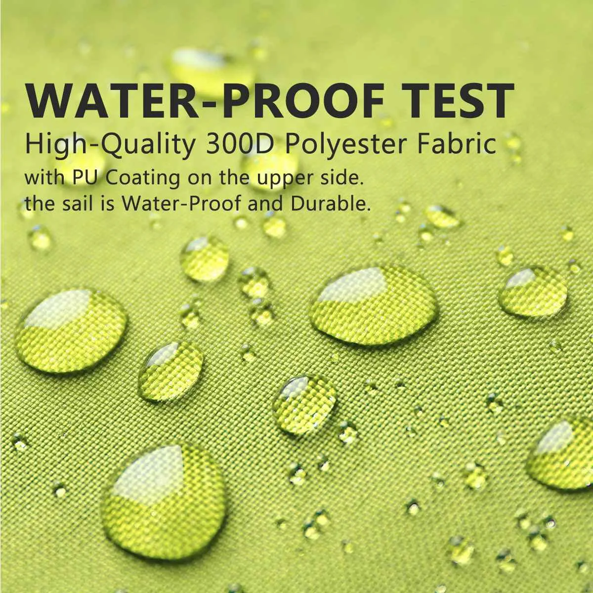 Солнцезащитный козырек зеленый обычный треугольный водонепроницаемый для сада