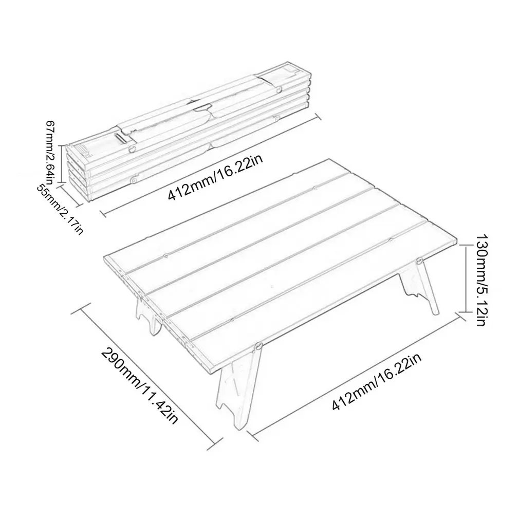 

Aluminum Alloy Folding Table Portable Leisure Table Tent Camping Table Used For Outdoor Barbecue Picnics