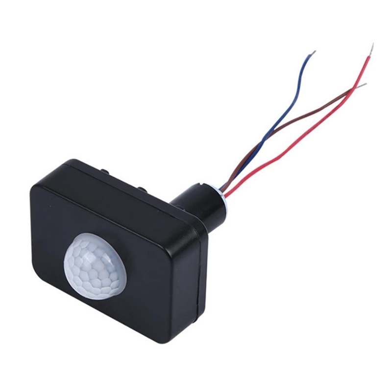 

PIR Motion Sensor Switch Adjustable Mini Human Body Infrared Sensor for Outdoor Garden Home Workplace AC90-240V