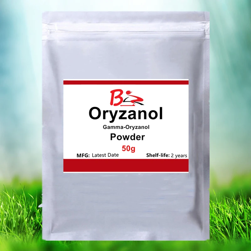 50g-1000g Oryzanol Powder Gamma-Oryzanol Whitening of Skin Care Raw Materials Inhibit Melanin Reduce blood lipid | Красота и здоровье