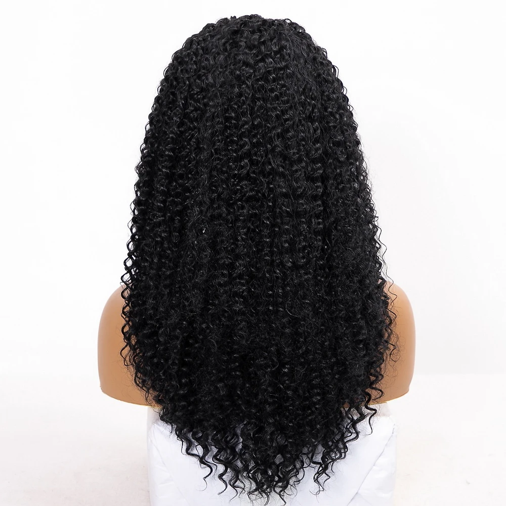 Yiyaobess Auburn Black Long Curly Headband Wig Women Synthetic Hair Cosplay Natural African American Wigs Perruque Bandeau Femme | Шиньоны и