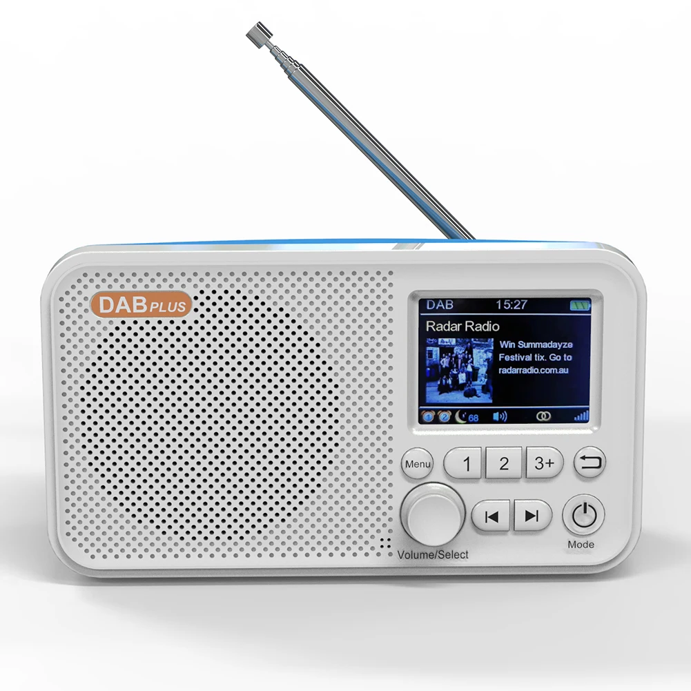 

DAB/DAB + FM Digital Radio LED Speaker Portable Mini FM Radio MP3 Music Player Telescopic Antenna Handsfree Multimedia Player