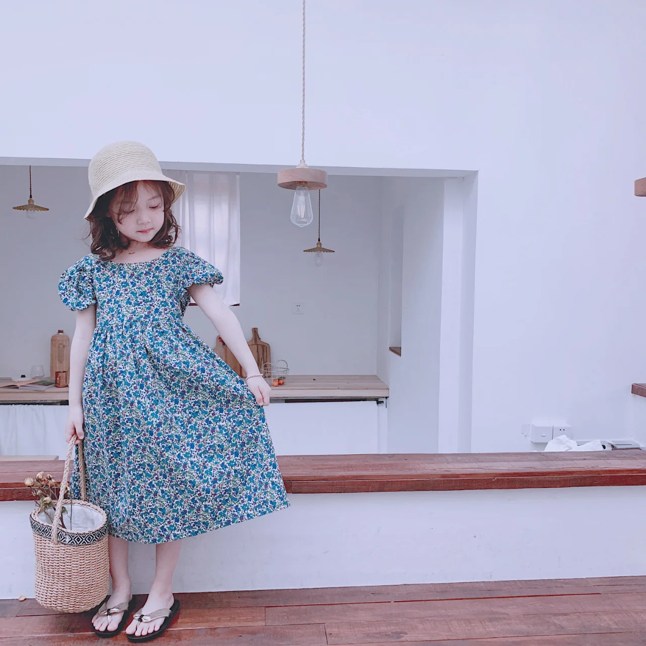 Girl dress 2019 Summer New children Girls fashion flower open-back princess | Детская одежда и обувь