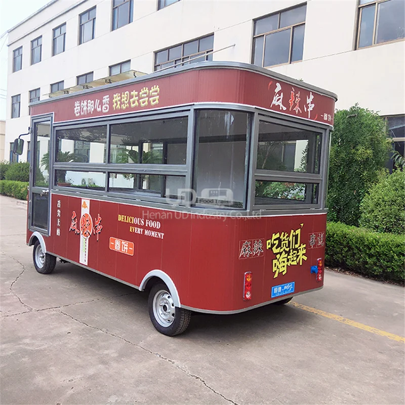 Ресторан трейлер уступке Еда грузовик Халяль Taco Ван электрическая тележка для