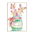 Набор для вышивки крестиком, красивая бабочка с принтом животных, наборы для рукоделия, 11CT 14CT сделай сам, веселая домашняя живопись