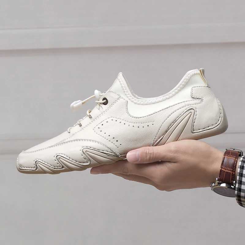 Octopus Men Shoes Genuine leather Comfortable Casual Footwear Chaussures Flats For Slip On Lazy | Обувь