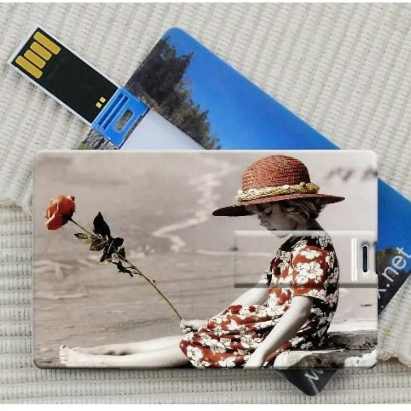 Сделай Сам под заказ ваш логотип подарок Акция кредитная карта Usb флеш накопитель