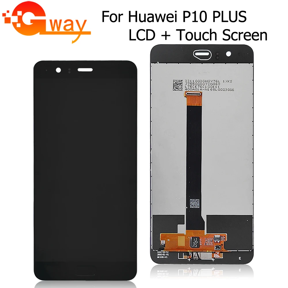 

5,5 'ЖК-дисплей для Huawei P10 Plus сенсорный экран VKY-L09 VKY-L29 дигитайзер для P10 Plus ЖК-дисплей Замена экрана