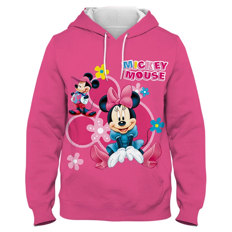 Мужские толстовки с капюшоном и принтом Минни Маус |