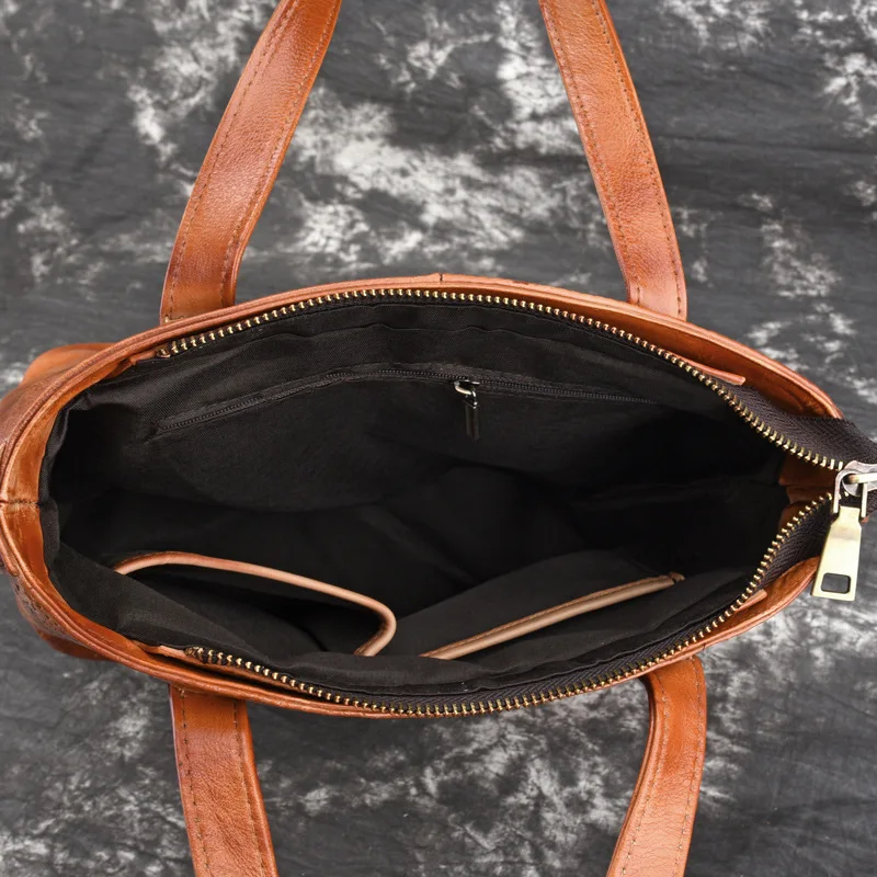 

YourSeason 2021 Genuine Leather Ladies Floral Embossing Zipper Bag Soft Cowhide Female Retro Casual Shoulder Crossbody Handbags