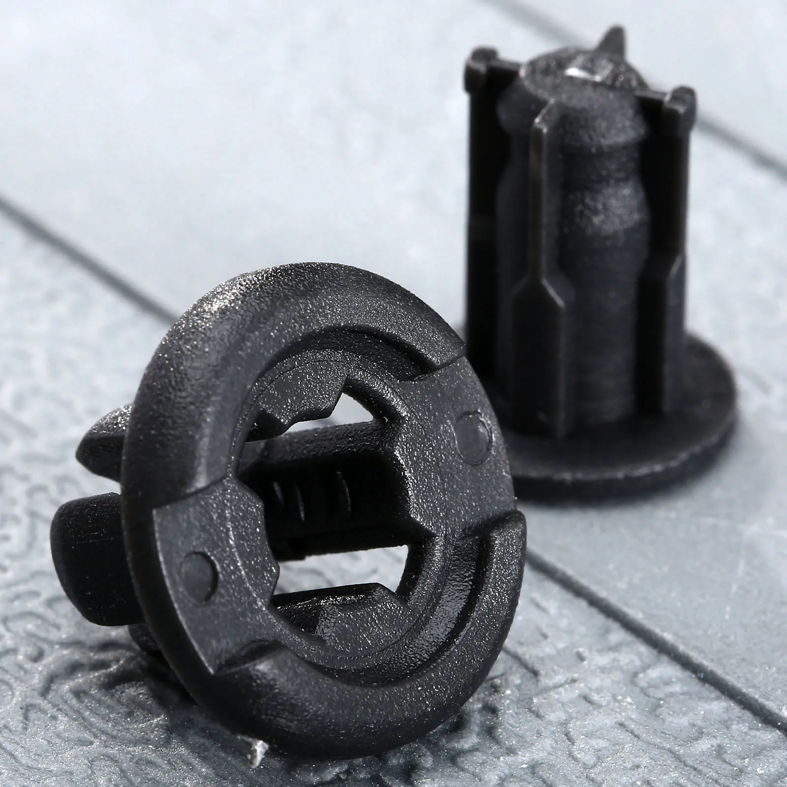 50Pcs Auto Plastic Fastener 10mm Hole Rivet Retainer Push Engine Cover Fender Car Door Trim Panel Clips For Toyota | Автомобили и