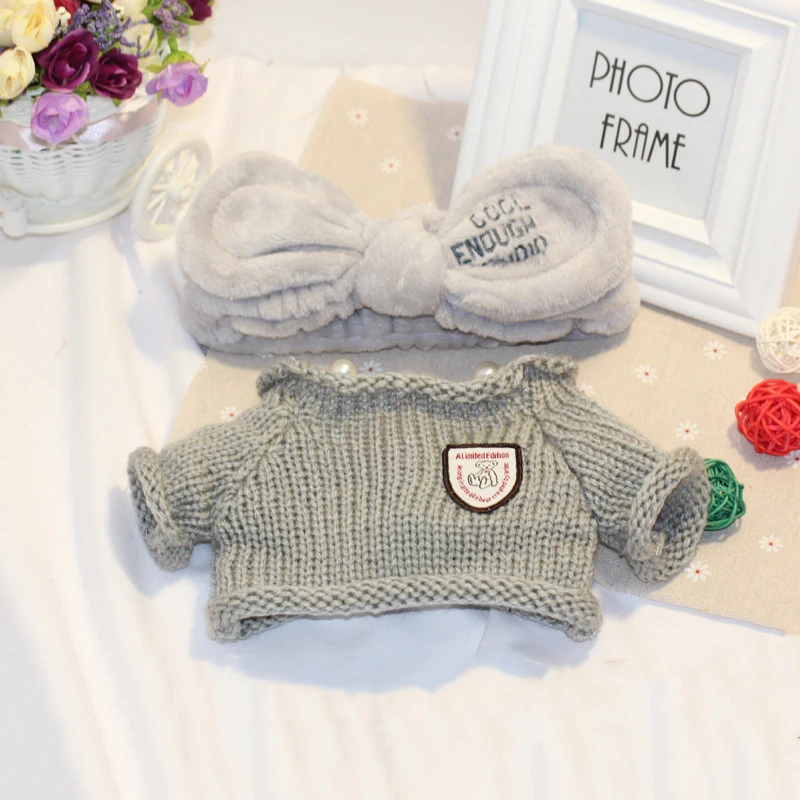 

30CM LaLafanfan Coffee Yellow Duck Accessories Glasses +LaLafanfan Duck Clothes Kawaii Duck Doll Accessories Gift for Kids