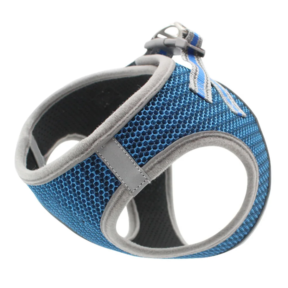 Мягкий дышащий жилет без удушения с поводком для щенка удобный Светоотражающий