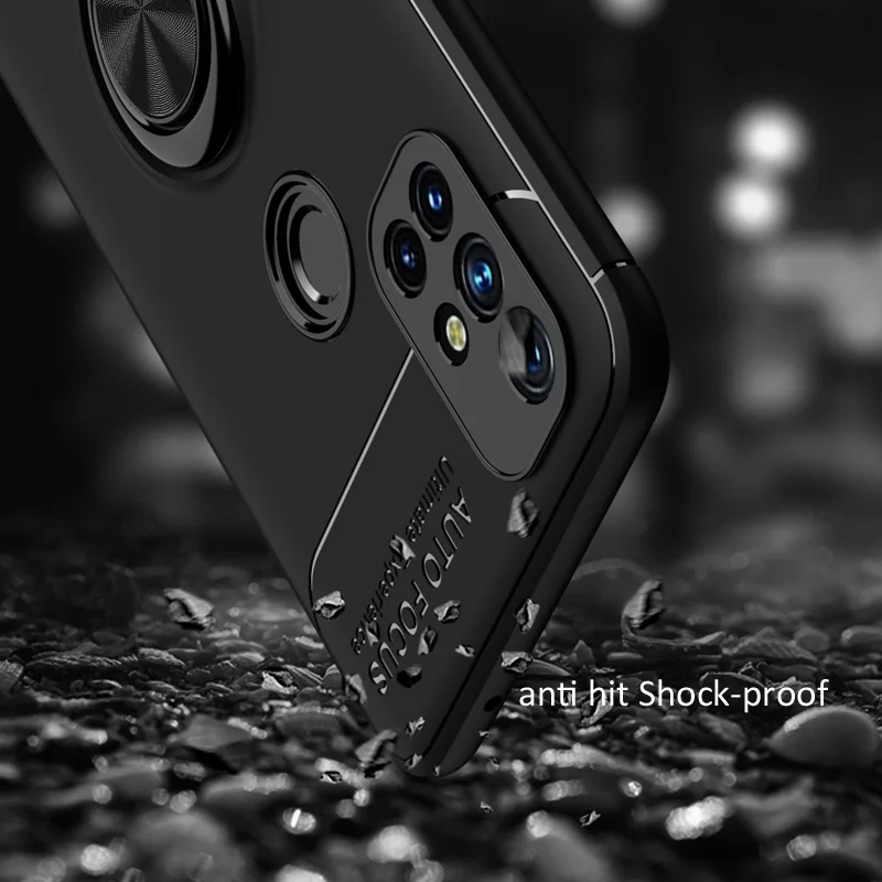 keysion shockproof case for oneplus nord n10 n20 n200 ce 5g soft silicone ring stand phone back cover for oneplus nord 2 1 n100 free global shipping