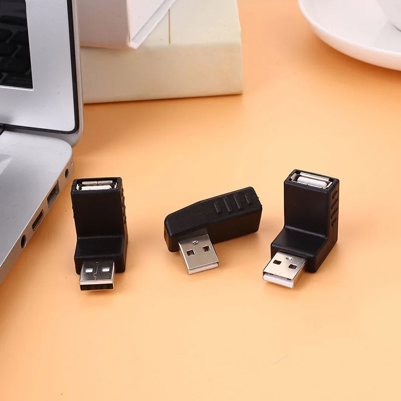 3 шт./компл. 680B USB 2 0 Тип A Male к женскому удлинитель адаптер угловой разъем LFX