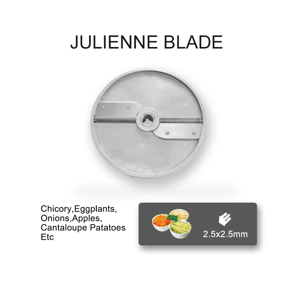 ZICA коммерческое устройство резки овощей фруктов ножи, лезвие JULIENNE Hu2.5(2,5 мм