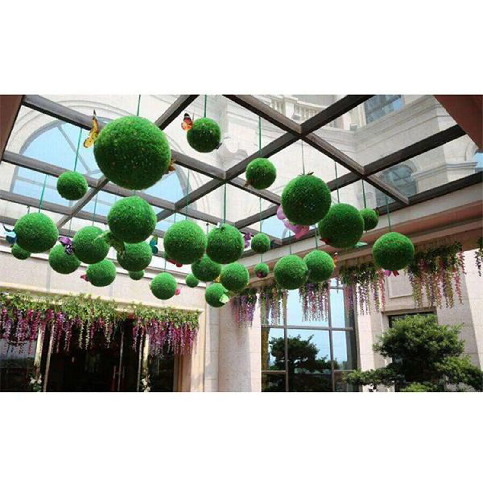 Простые в установке искусственные растения декоративные шары для сада свадьбы и
