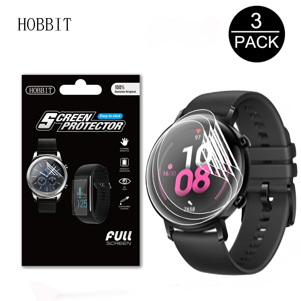 Защитная пленка для часов Huawei Honor Watch Magic GT 2 GT2 42 мм 46 Pro из ТПУ с полным покрытием