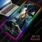 Игровой RGB коврик для мыши MRGBEST для девочек, компьютерный коврик для мыши с подсветкой, большой размер XXL, настольная клавиатура со светодиодной подсветкой