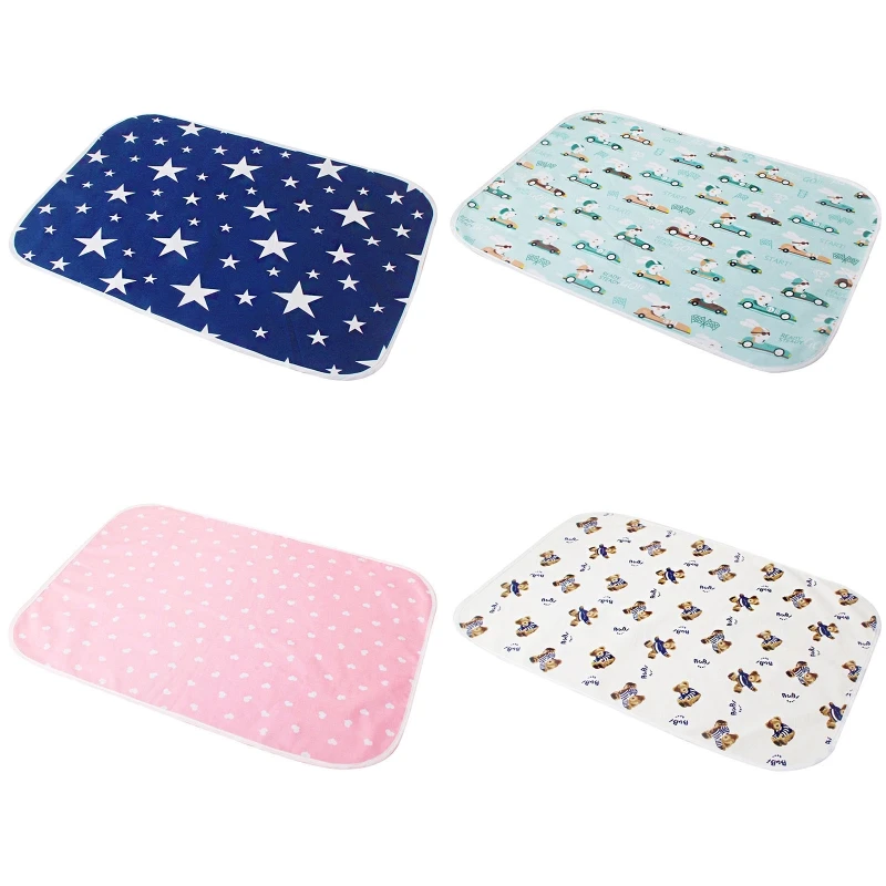 

Reusable Baby Changing Mat Waterproof Breathable Diaper Mattress for Newborn Baby Pet Cotton Washable Changing Pads Mat