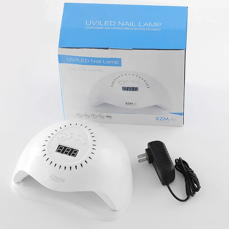 

High-power nail lamp 168W UV Nail phototherapy machine 42 lamp bead quick dry painless nail baking lamp