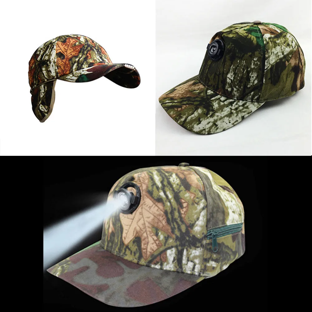 

Baseball Cap Led Hat With 5 Leds Lights Camping Fishing Hiking Sun Proof Multifunction Hat