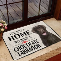 3d its not a home without a chocolate labrador custom doormat indoor doormat non slip door floor mats decor porch doormat