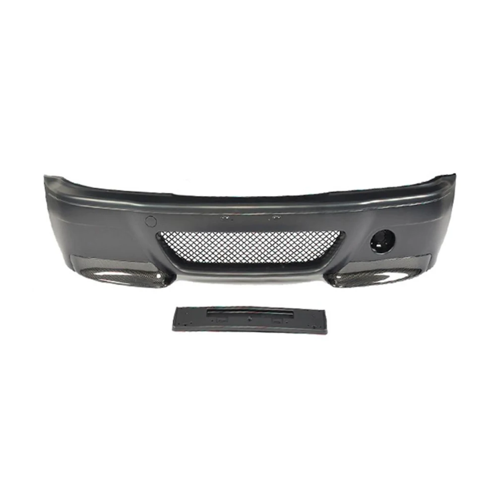 

High Quality Carbon Fiber Front Bumper Lip Spoiler Splitters For BMW E46 4 Door CSL 1998 - 2004 Front Bumper Guard Protector