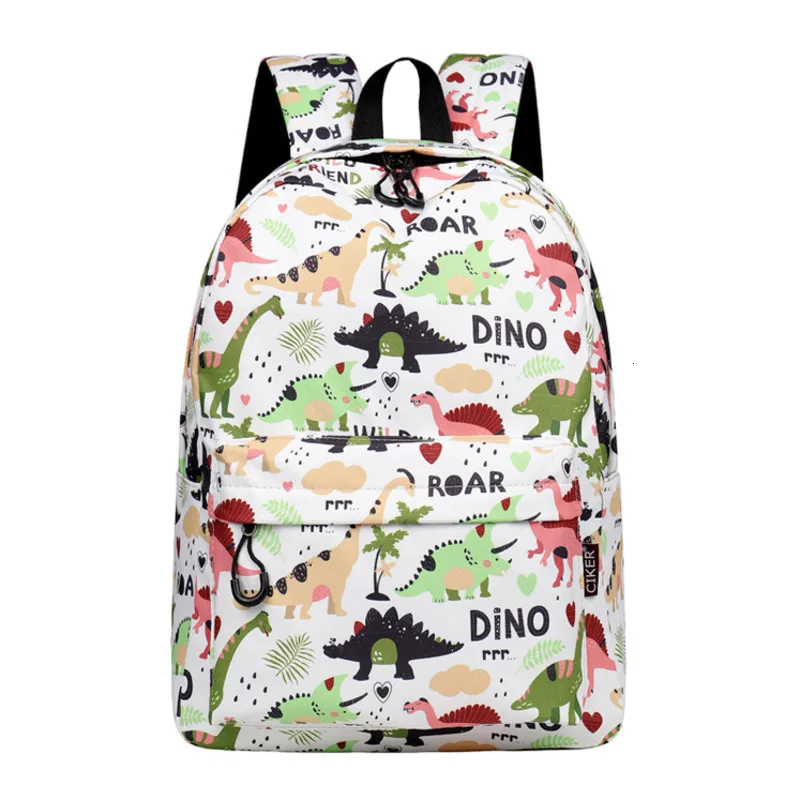 Милый рюкзак с принтом динозавра для подростков дорожный ноутбука школьный