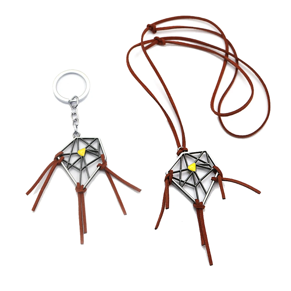 Deathing Stranding Necklace Keychain Game Pendant Sam's Dream Catcher llaveros Keyrings Amulet Amelie Bridget Beach Car Jewelry |