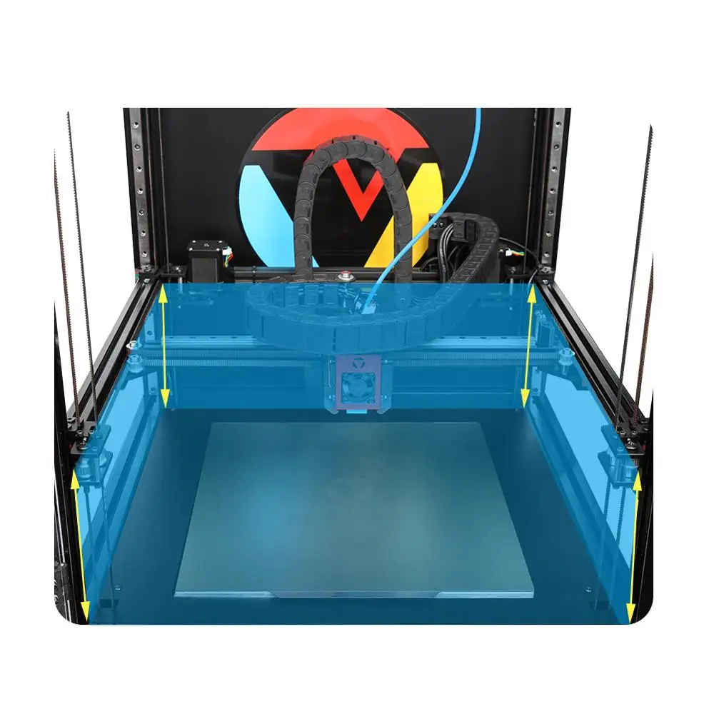 VIVEDINO Large Size COREXY Fully Enclosed 3D Printer For ABS Filament | Компьютеры и офис