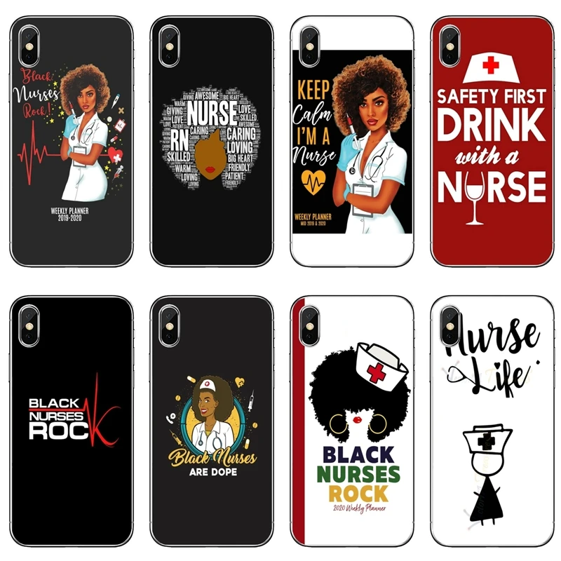 Черный чехол для телефона с изображением медсестры рок Sony xperia L2 C6 XZ1 XZ2 XA1 XA2 Z3 Z4 Z5