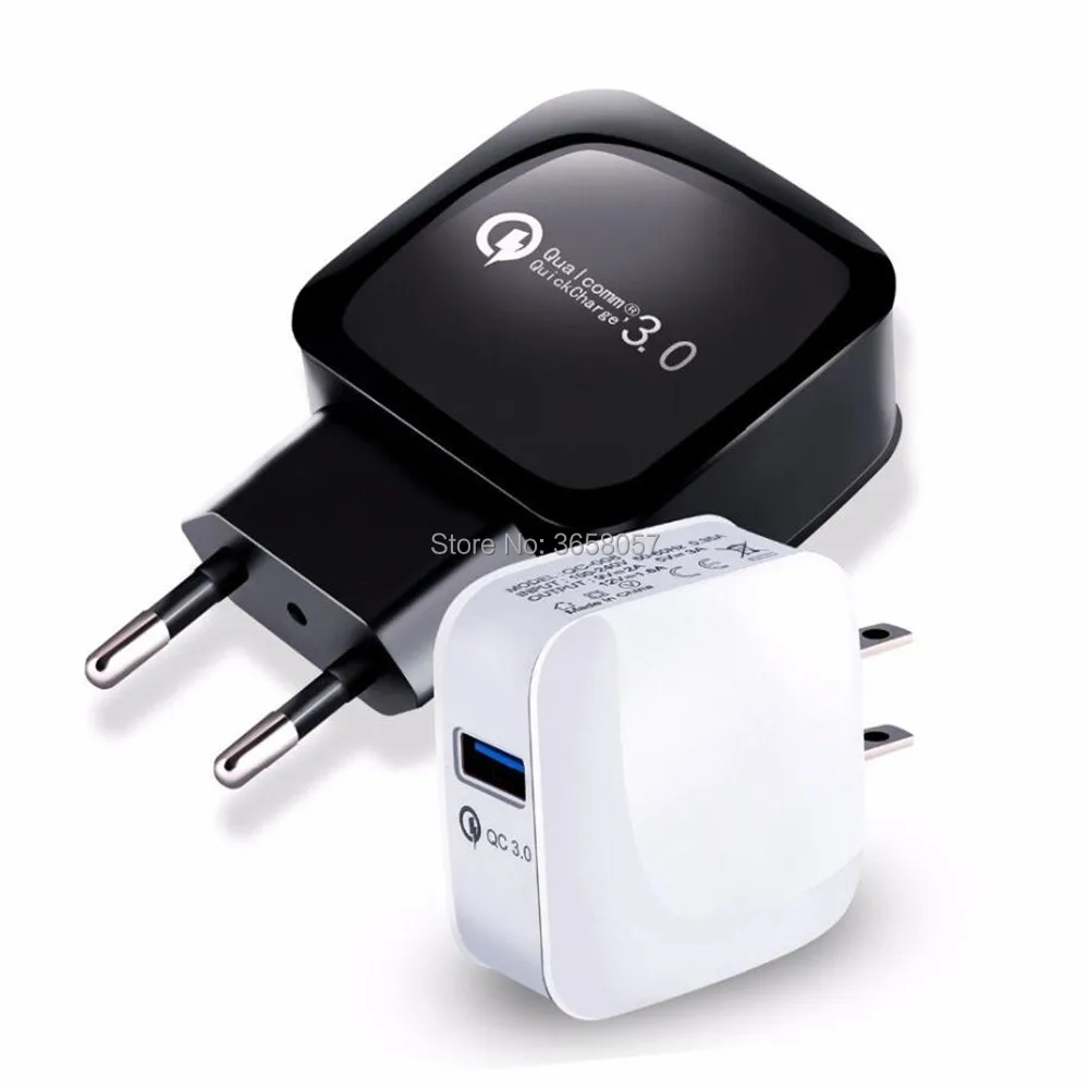 EU US Plug QC 3 0 быстрое настенное зарядное устройство Быстрая зарядка USB адаптер для