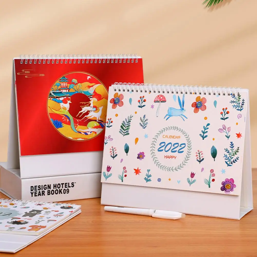 Многофункциональные практичные настольные украшения для офиса 2022 календарь