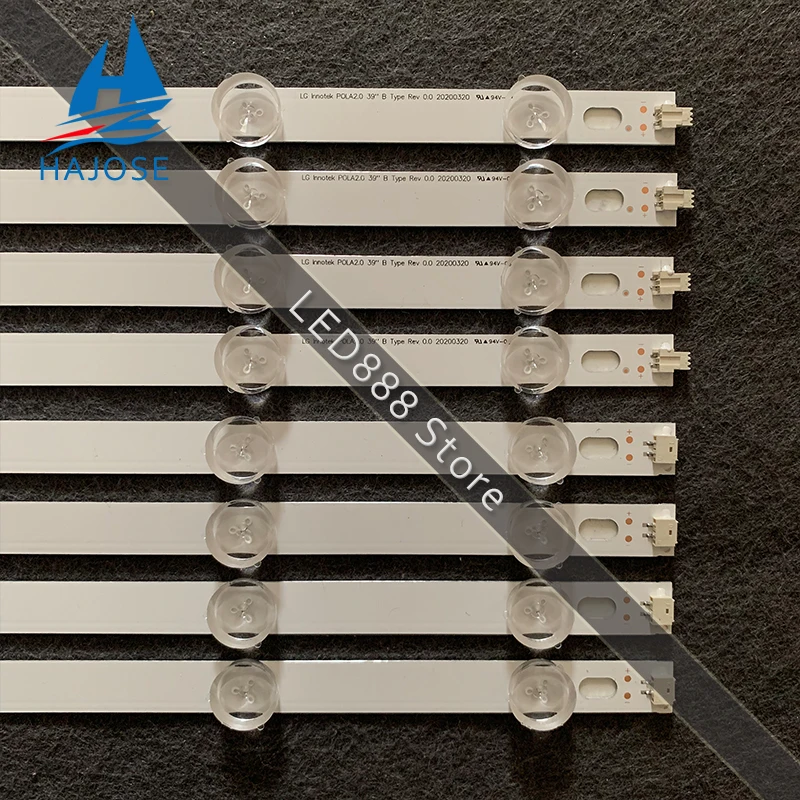 Новые 8 шт./компл. Светодиодная лента подсветка бары Замена для LG 39LN540V 39LN570V innotek