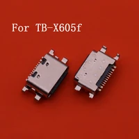 50 pcs for lenovo tablet pc tab m10 10 1 inch tb x605f n m x605fclc type c usb jack socket charging port connector base plug