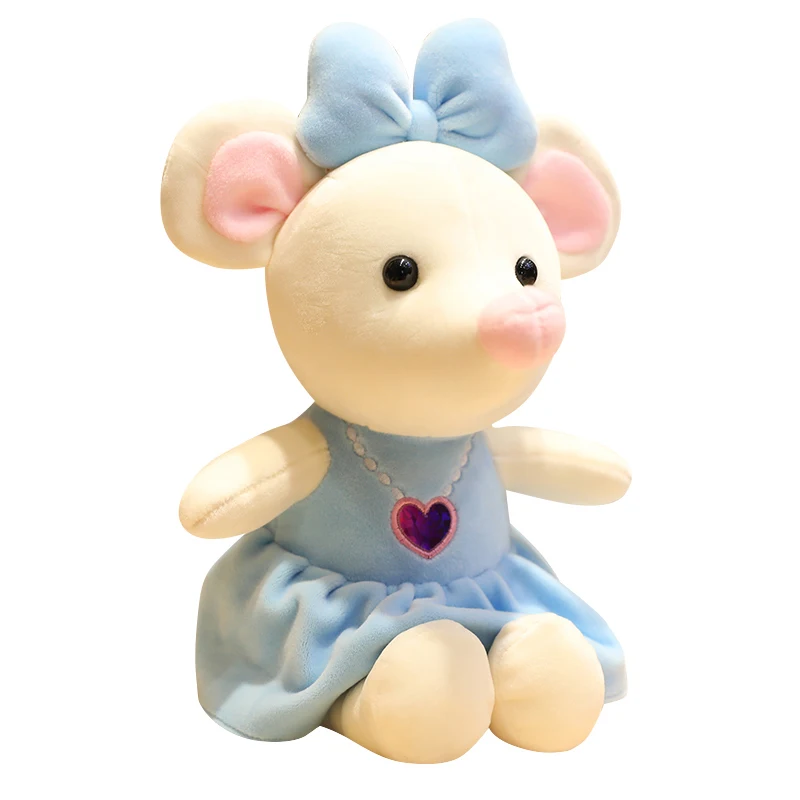 35 см для милой принцессы коврик мыши плюшевая игрушка прекрасная маленькая белая