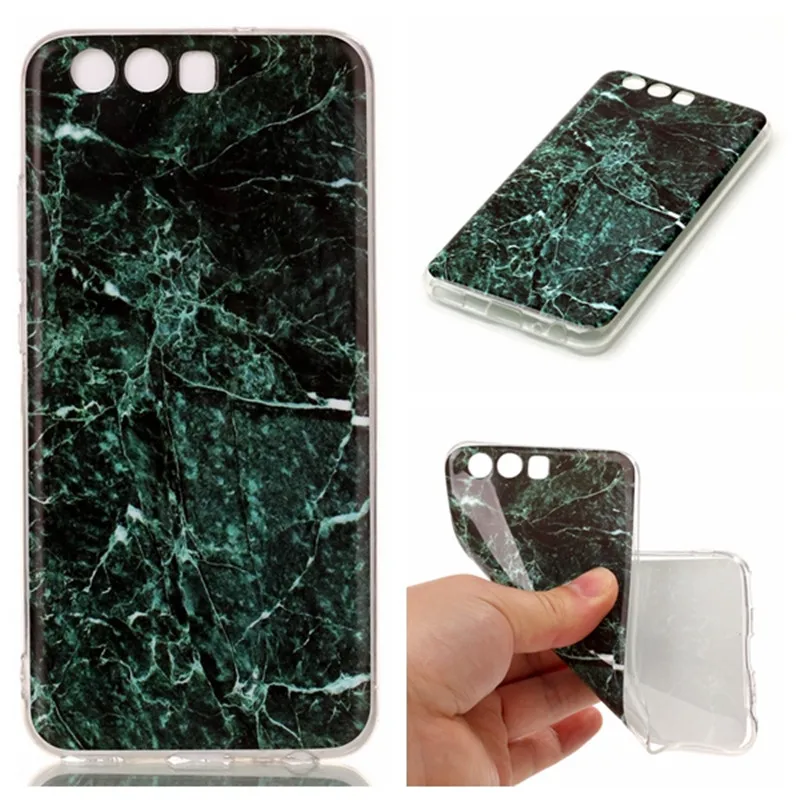Модный мраморный камень изображение окрашенный узор ТПУ Мягкая задняя Оболочка