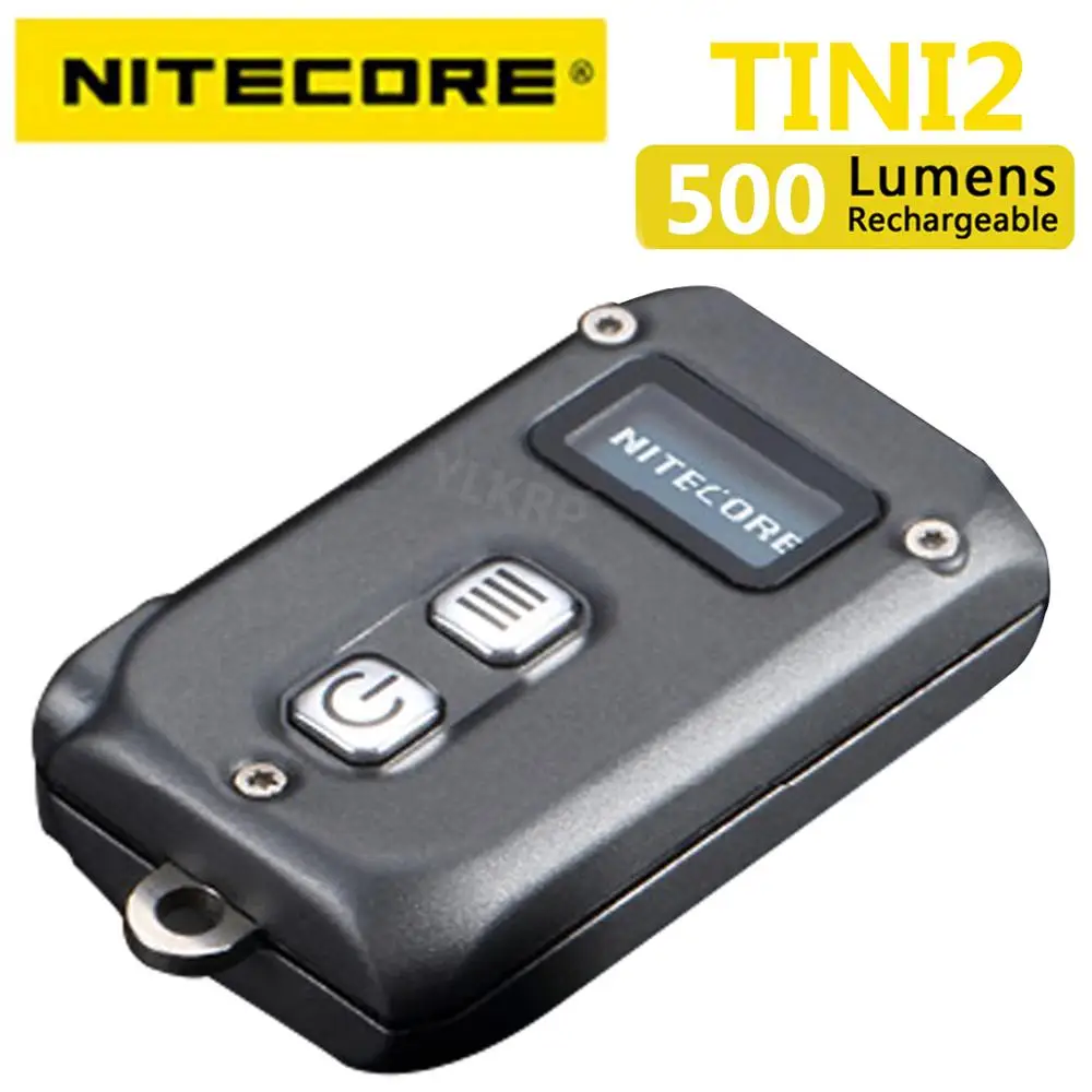 Двухъядерный смарт-светильник NITECORE TINI2 500 люмен OLED технология сна APC длительный
